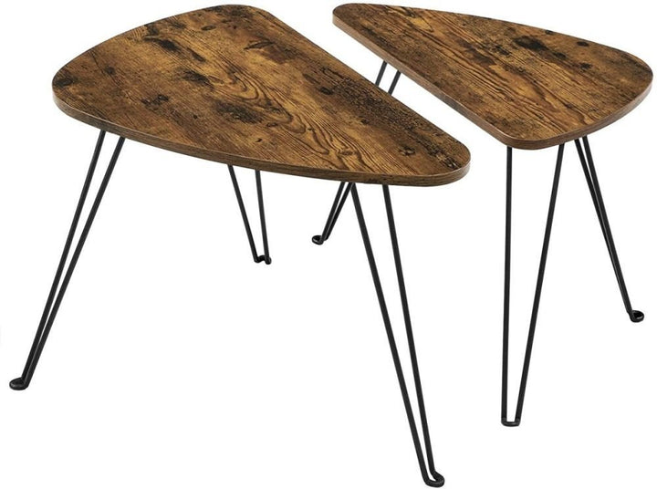 Lotus Moon Living Lounge Coffee Center Nesting Tables (Set of 2) | Furniture | Waseeh Pakistan