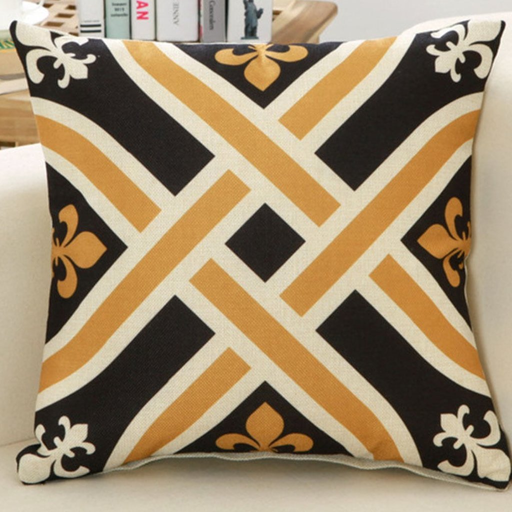 Lumina Black Gold Cushion Covers (Set of 5) | Home Décor | Waseeh Pakistan