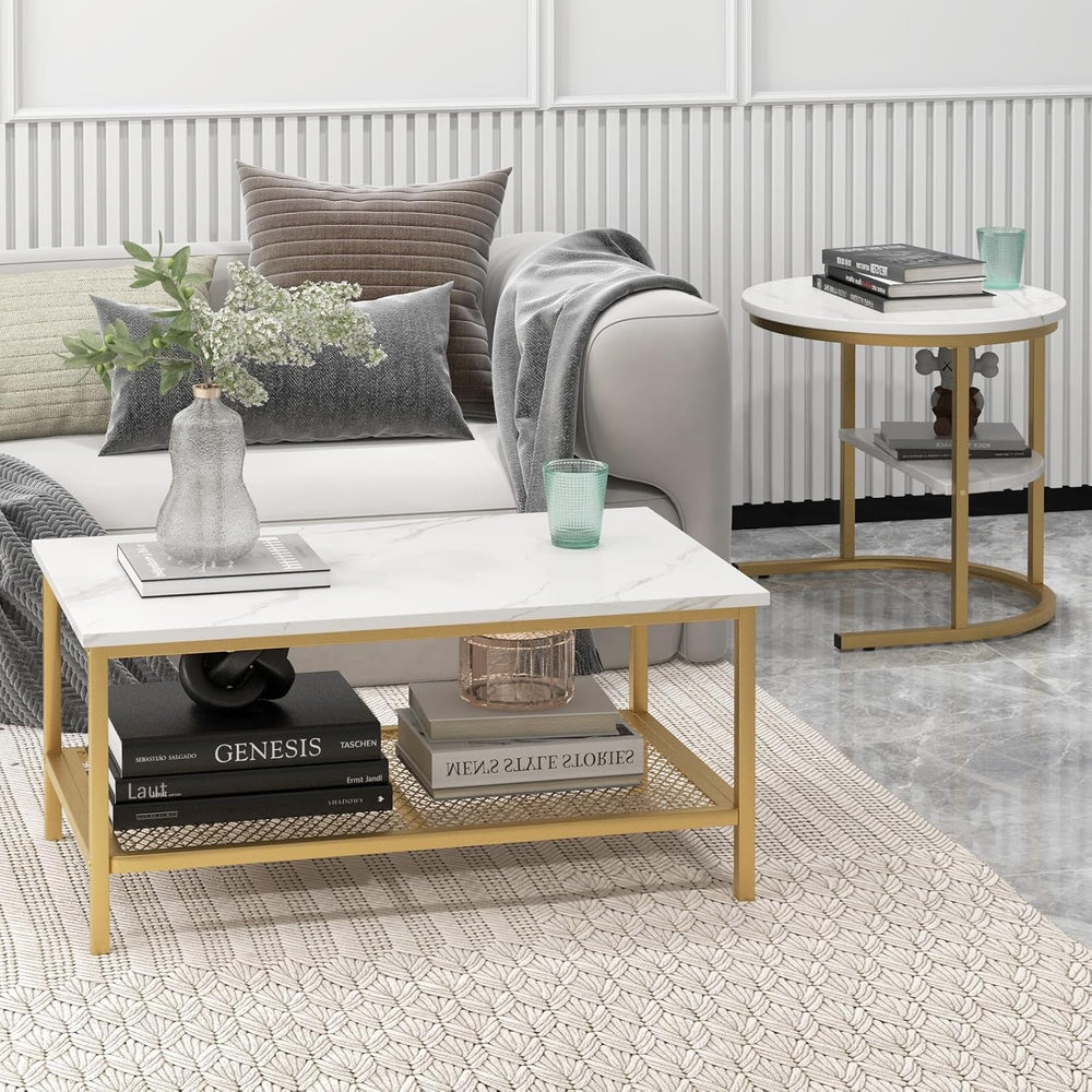 Lunave Nesting Coffee Table (Set of 2) | Furniture | Waseeh Pakistan