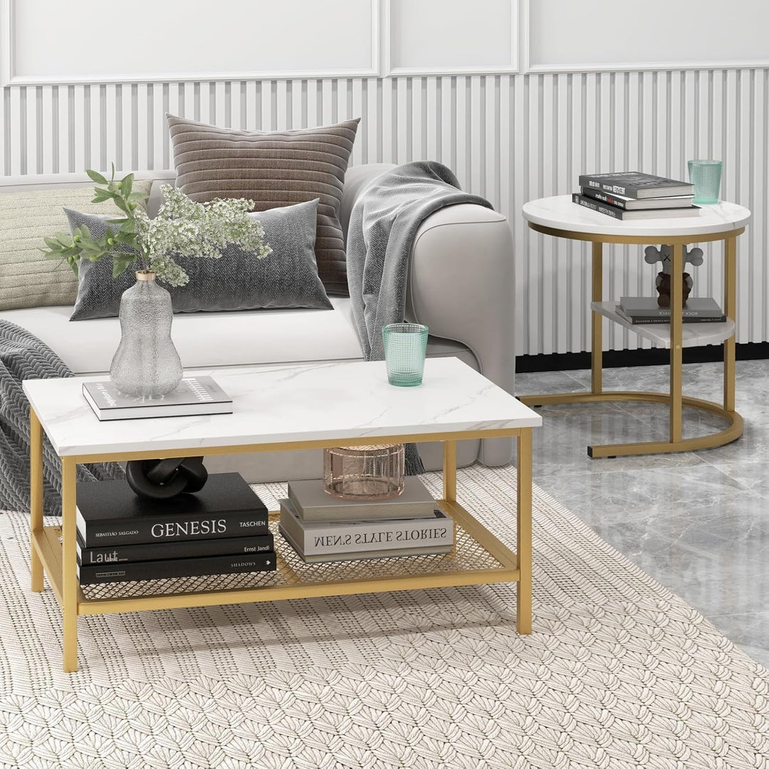 Lunave Nesting Coffee Table (Set of 2) | Furniture | Waseeh Pakistan