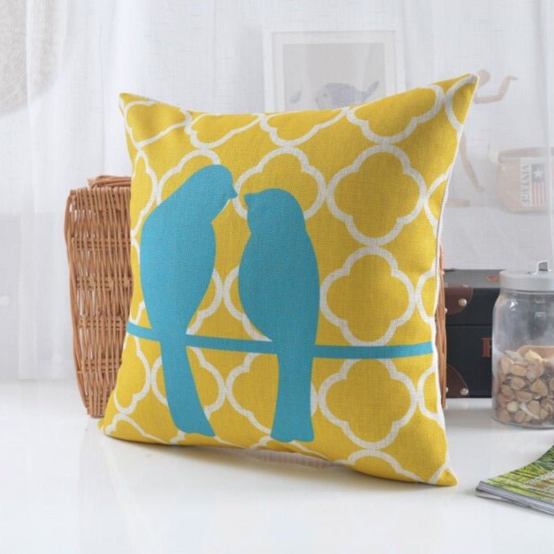 Lunessa Bird Cushion (Set of 5) | Home Décor | Waseeh Pakistan