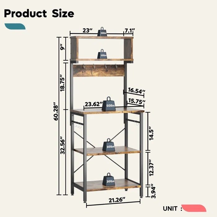Luper Microwave Storage Organizer Spice Kitchen Baker&