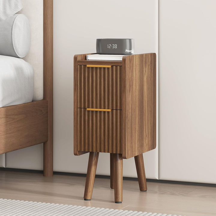 Lycoro Slim Nightstand Wooden Side Table | Furniture | Waseeh Pakistan