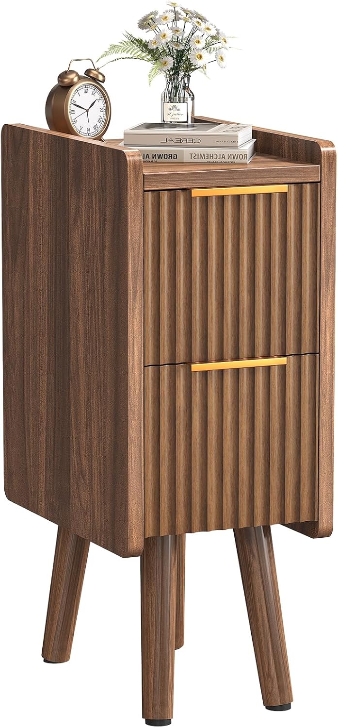Lycoro Slim Nightstand Wooden Side Table | Furniture | Waseeh Pakistan