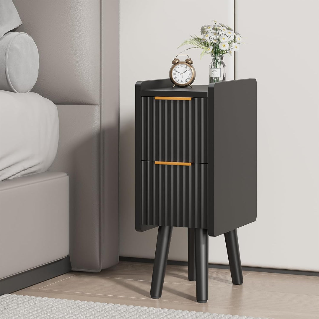 Lycoro Slim Nightstand Wooden Side Table | Furniture | Waseeh Pakistan