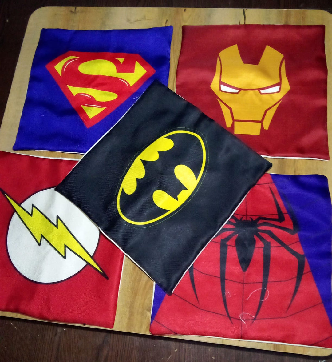 Marvel DC Clash Cushion Covers (Set of 5) | Home Décor | Waseeh Pakistan