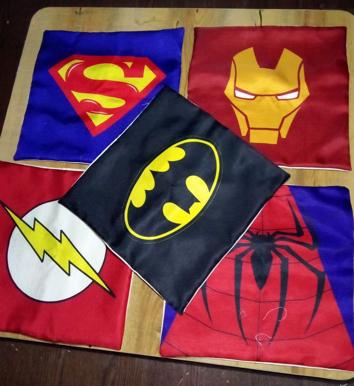 Marvel DC Clash Cushion Covers (Set of 5) | Home Décor | Waseeh Pakistan