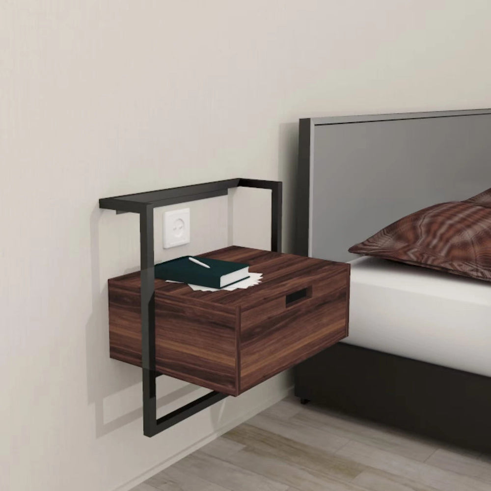Melwoo Floating Nightstand Drawer Bedroom Floating Side Table | Furniture | Waseeh Pakistan