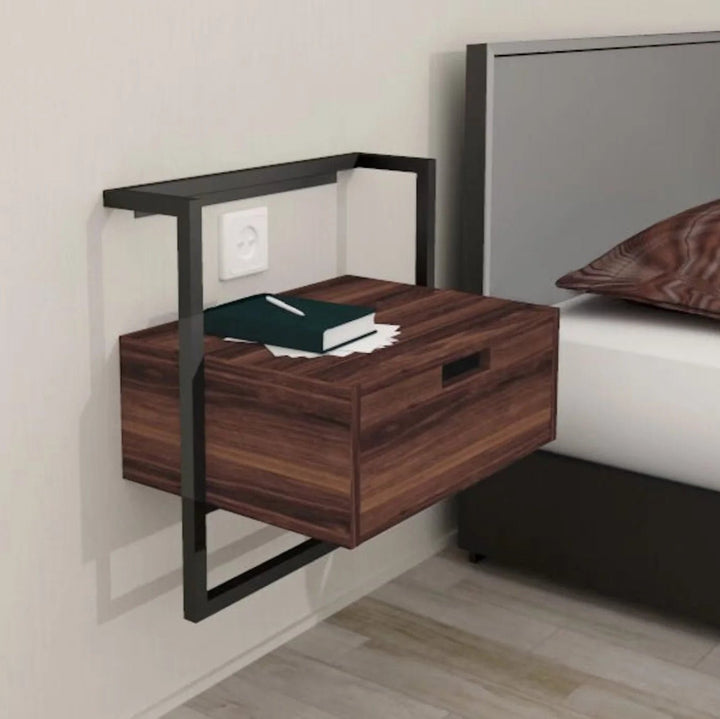 Melwoo Floating Nightstand Drawer Bedroom Floating Side Table | Furniture | Waseeh Pakistan