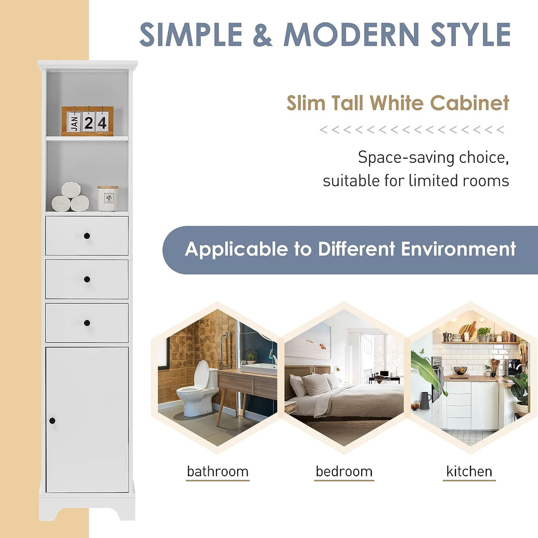 Merax Bathroom Cabinet Storage Shelve Tower | Furniture | Waseeh Pakistan