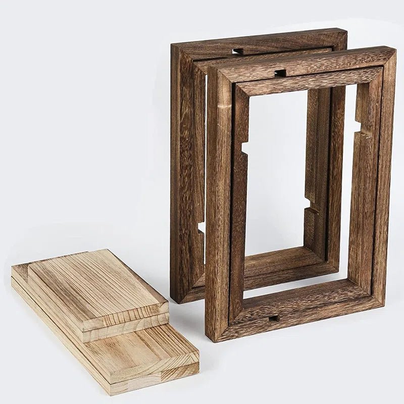 Millwat Living Lounge Home Office Solid Wood Floating Frames Shelf | Furniture | Waseeh Pakistan