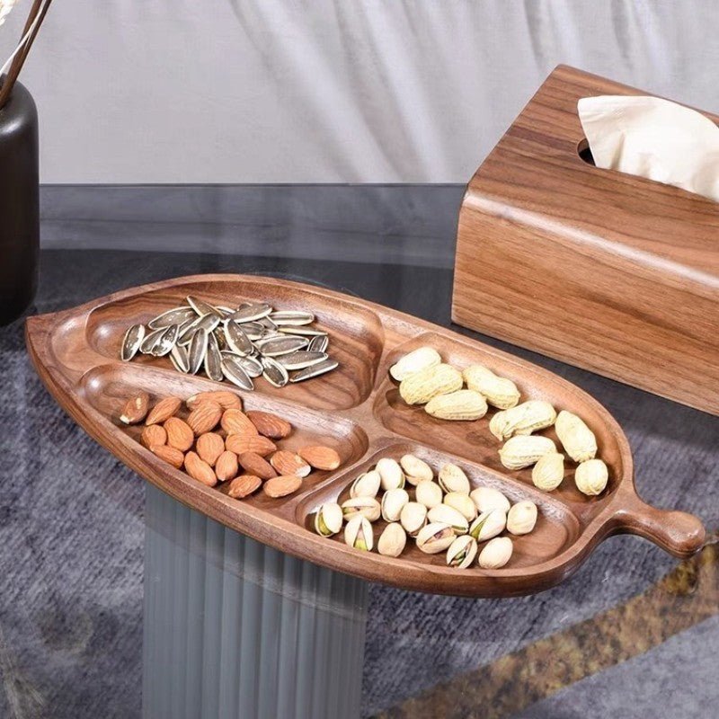 Minimalist Leaf Wooden Platter Tray | kitchen item | Waseeh Pakistan