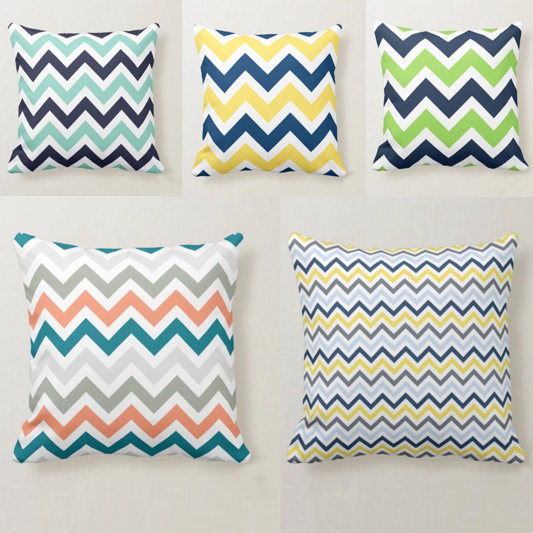 Mireya Zigzag Cushion Cover (Set of 5) | Home Décor | Waseeh Pakistan