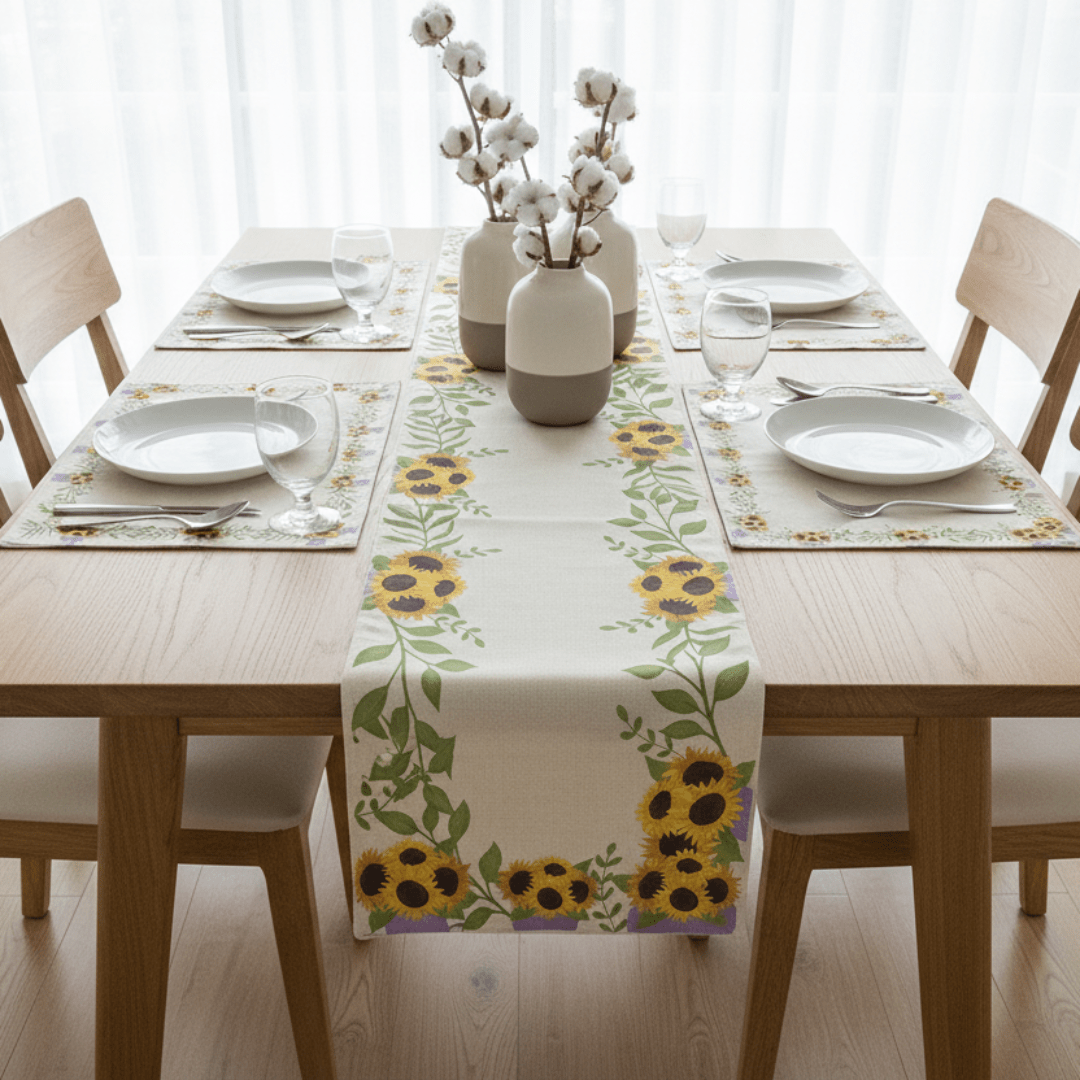 Mirielle Table Runner & Mats Set | Home Décor | Waseeh Pakistan