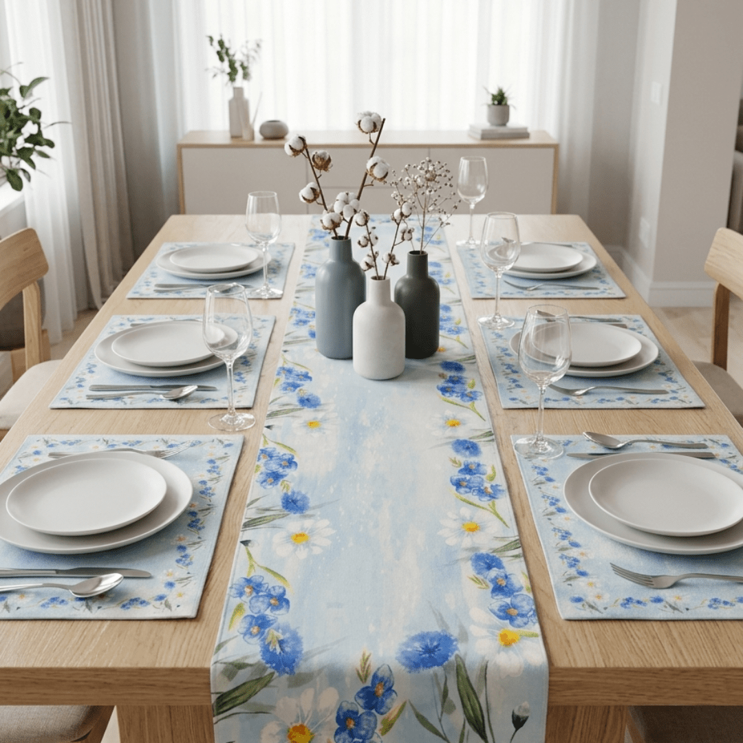 Mirielle Table Runner &amp; Mats Set | Home Décor | Waseeh Pakistan