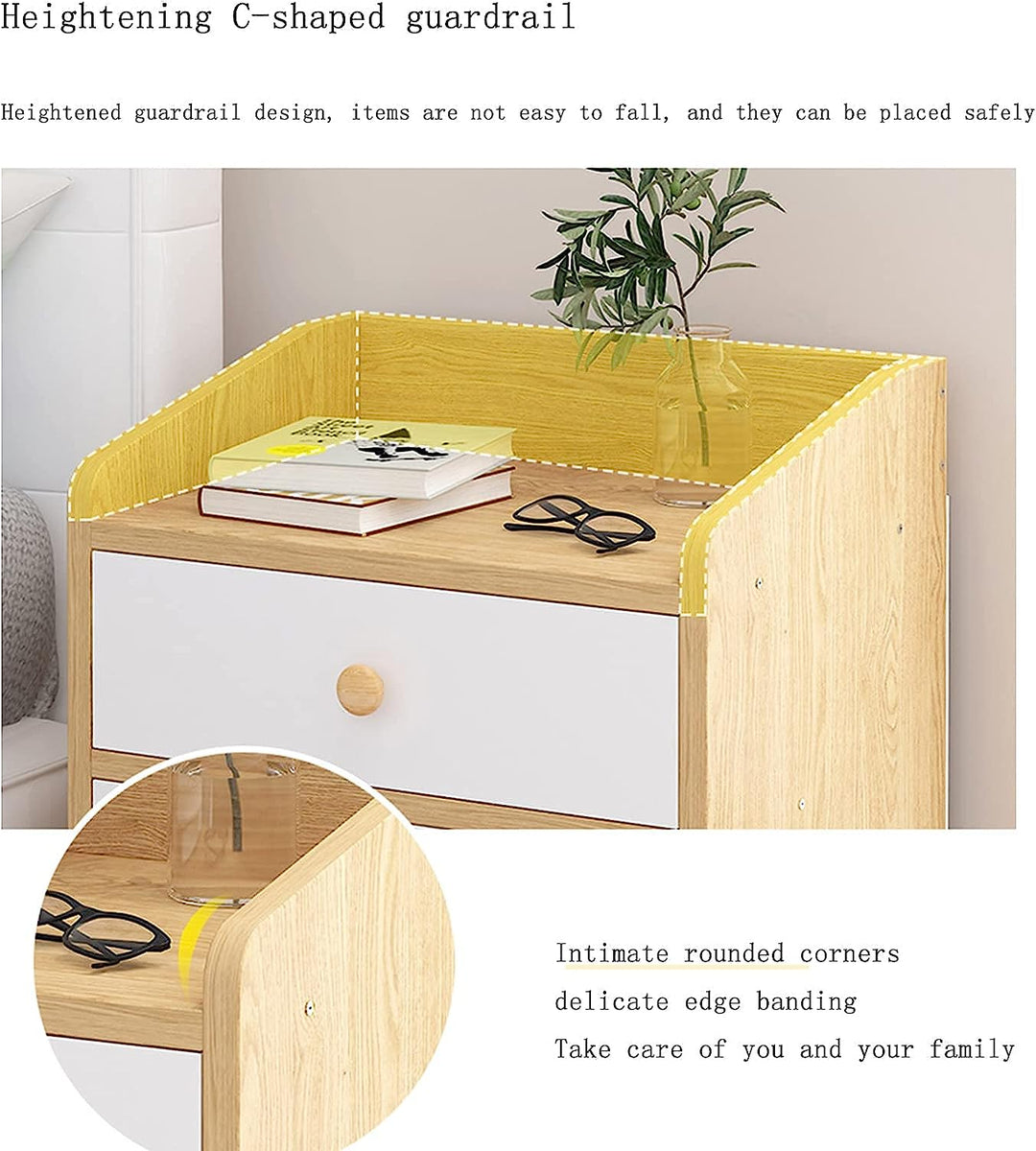 Modern Bedside Storage Cabinets Table | Furniture | Waseeh Pakistan