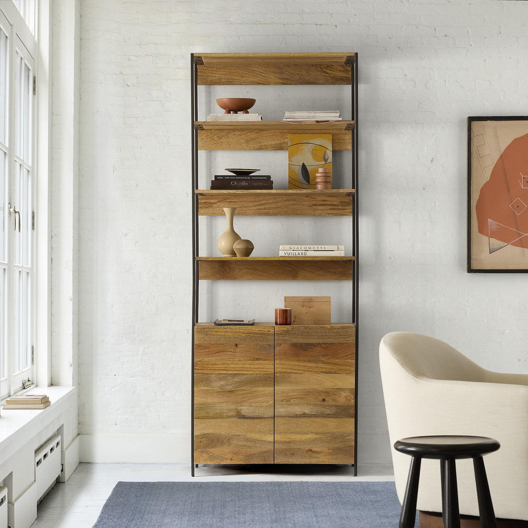 Modu Open & Closed Storage Cabinet Bookcase Organizer Rack | Furniture | Waseeh Pakistan