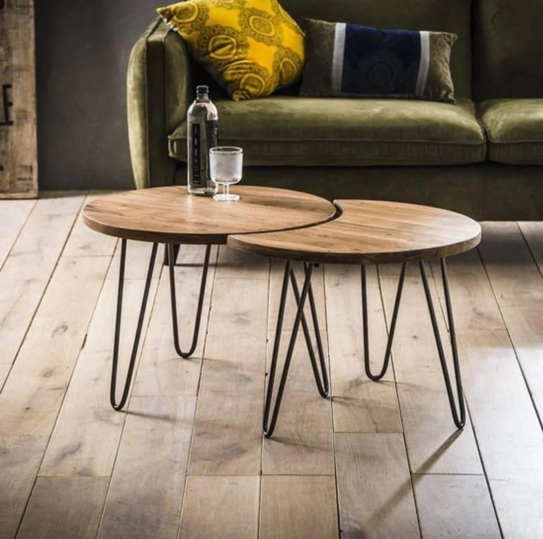 Moon Dance Living Lounge Center Coffee Nesting Tables (Set of 2) | Furniture | Waseeh Pakistan