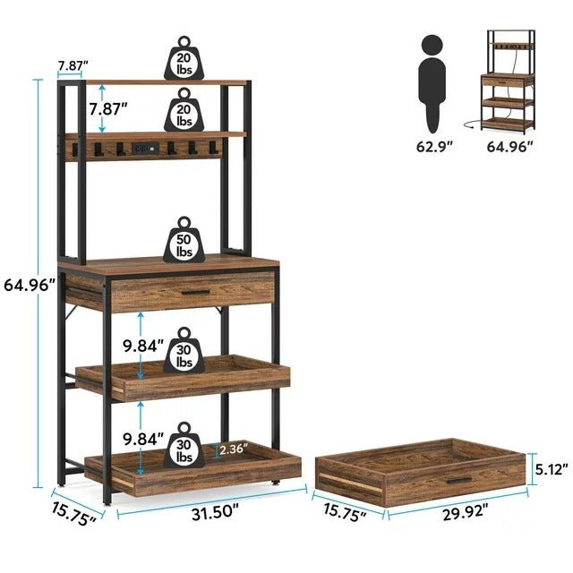 Mrina Multipurpose Kitchen Storage Rack | Furniture | Waseeh Pakistan