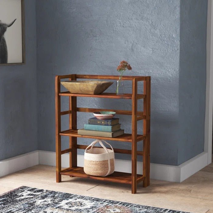 Muhittin Solid Wood Living Drawing Bedroom Office Work Bookcase Organizer Rack | Furniture | Waseeh Pakistan