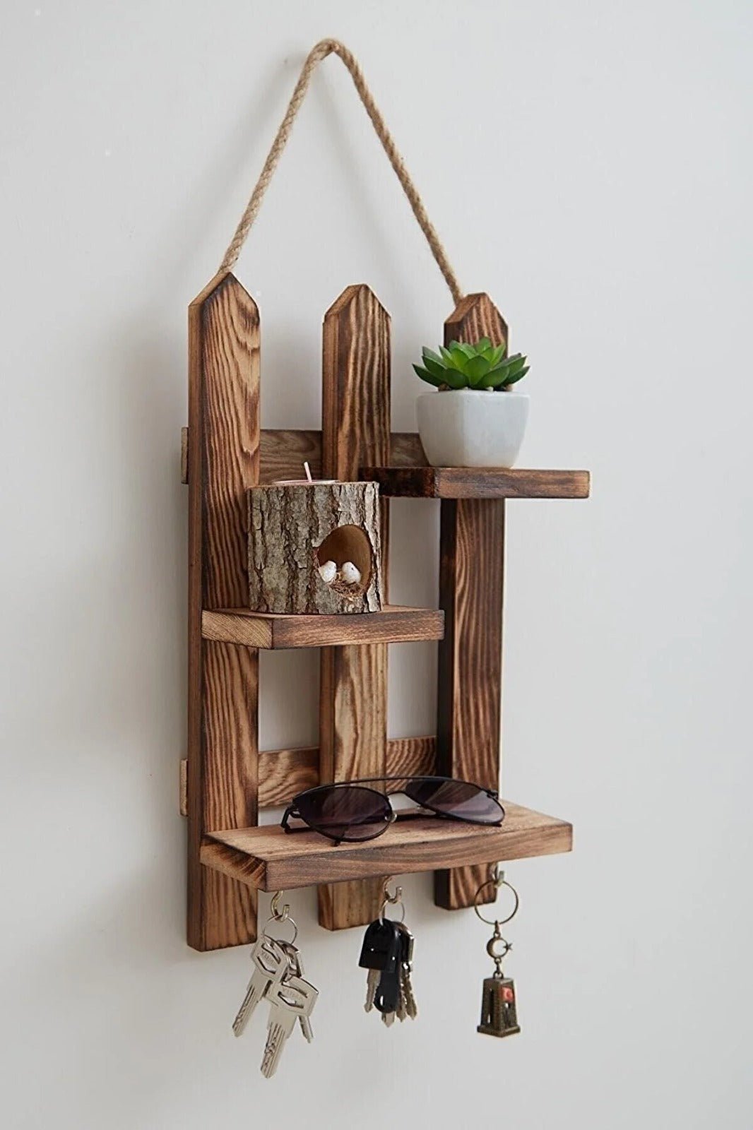 Multiuse Keychain Wall Rack Shelf | Furniture | Waseeh Pakistan