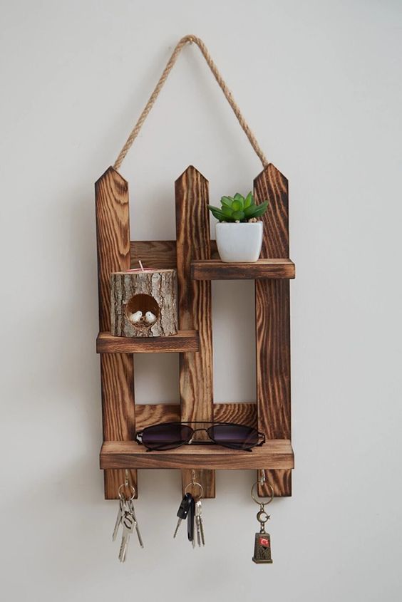 Multiuse Keychain Wall Rack Shelf | Furniture | Waseeh Pakistan