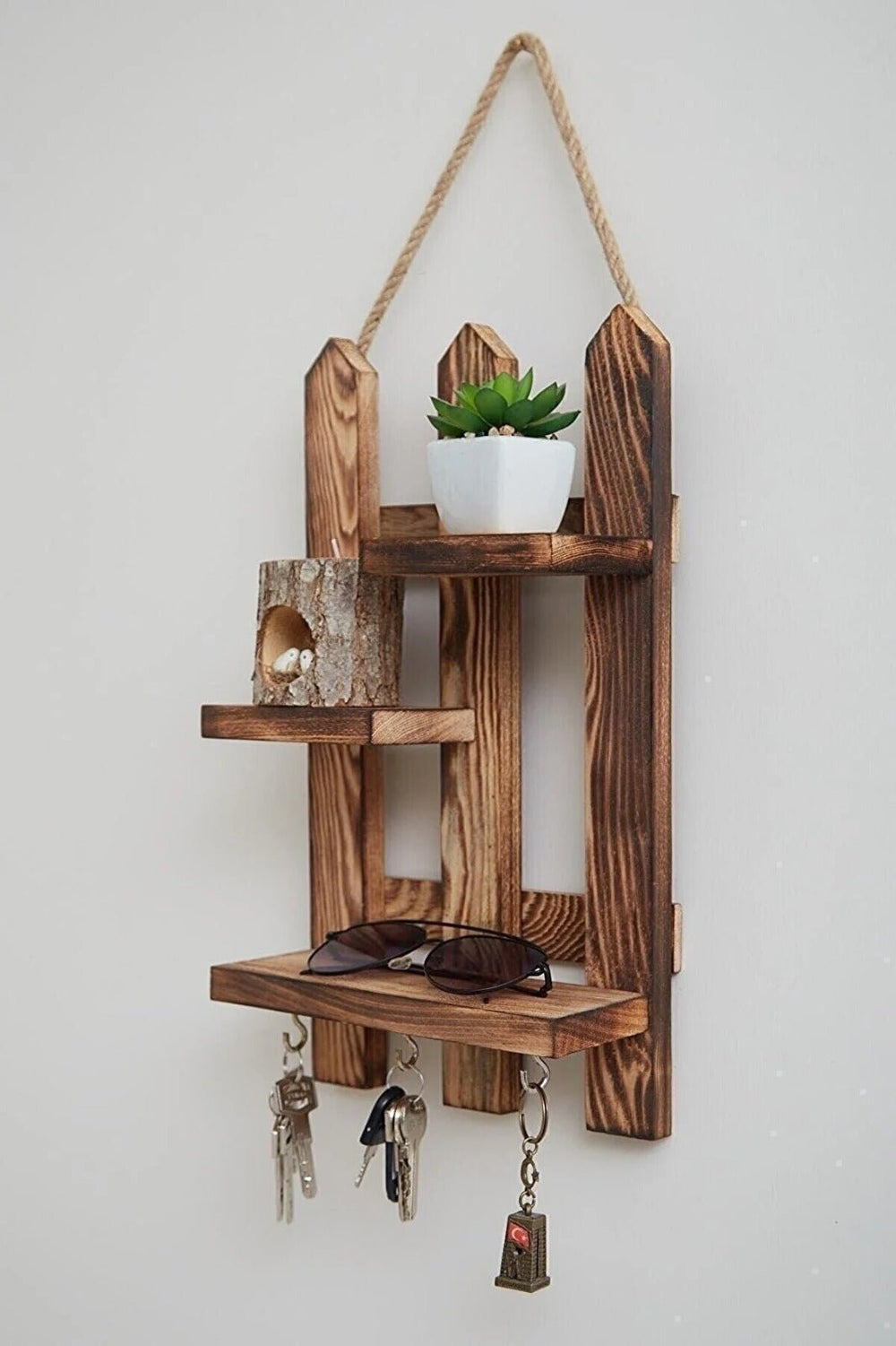 Multiuse Keychain Wall Rack Shelf | Furniture | Waseeh Pakistan