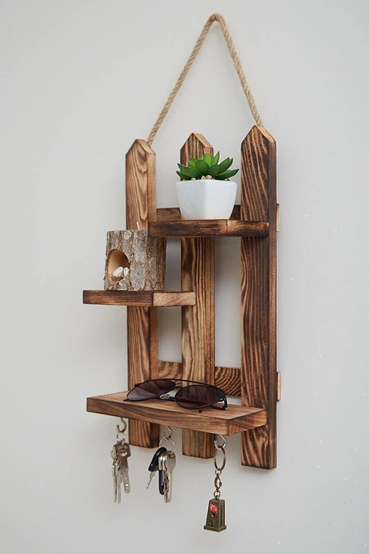 Multiuse Keychain Wall Rack Shelf | Furniture | Waseeh Pakistan