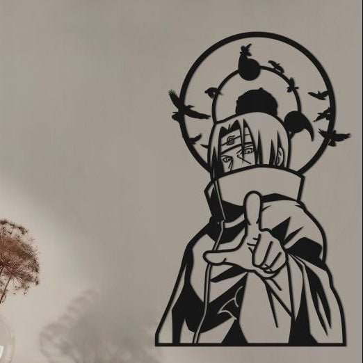 Naruto Shippuden Inspired - Itachi Uchiha Anime Wall Hanging Frame Decor | Furniture | Waseeh Pakistan