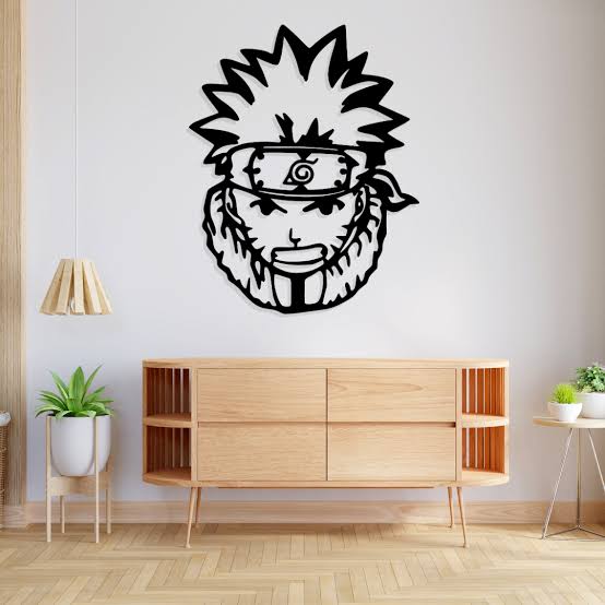 Naruto Uzumaki Anime Wall Frame Hanging Home Office Decor | Furniture | Waseeh Pakistan