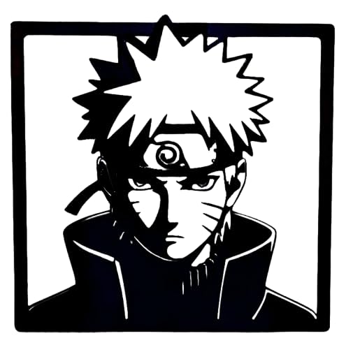 Naruto Uzumaki Shippuden Frame Wall Hanging Modern Anime Decor | Furniture | Waseeh Pakistan
