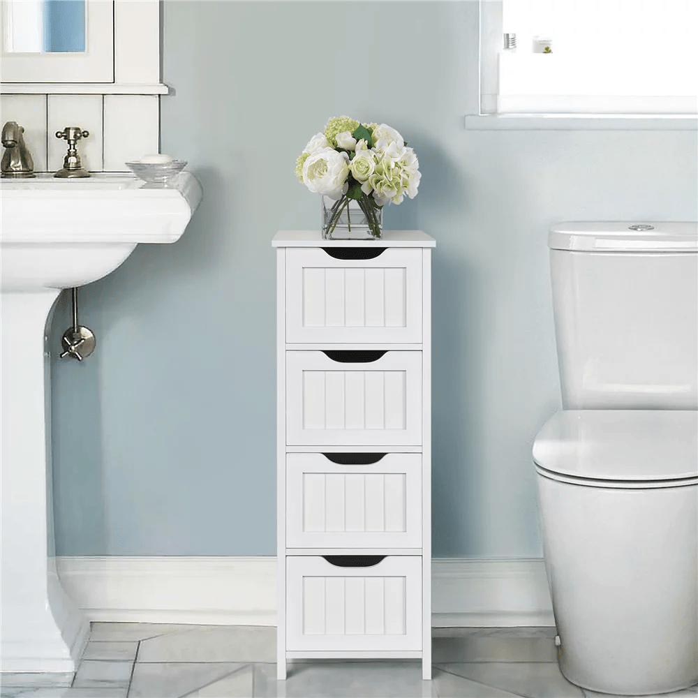 Neoteric Bathroom Kitchen Four Drawer Storage Cabinet Organizer | Furniture | Waseeh Pakistan