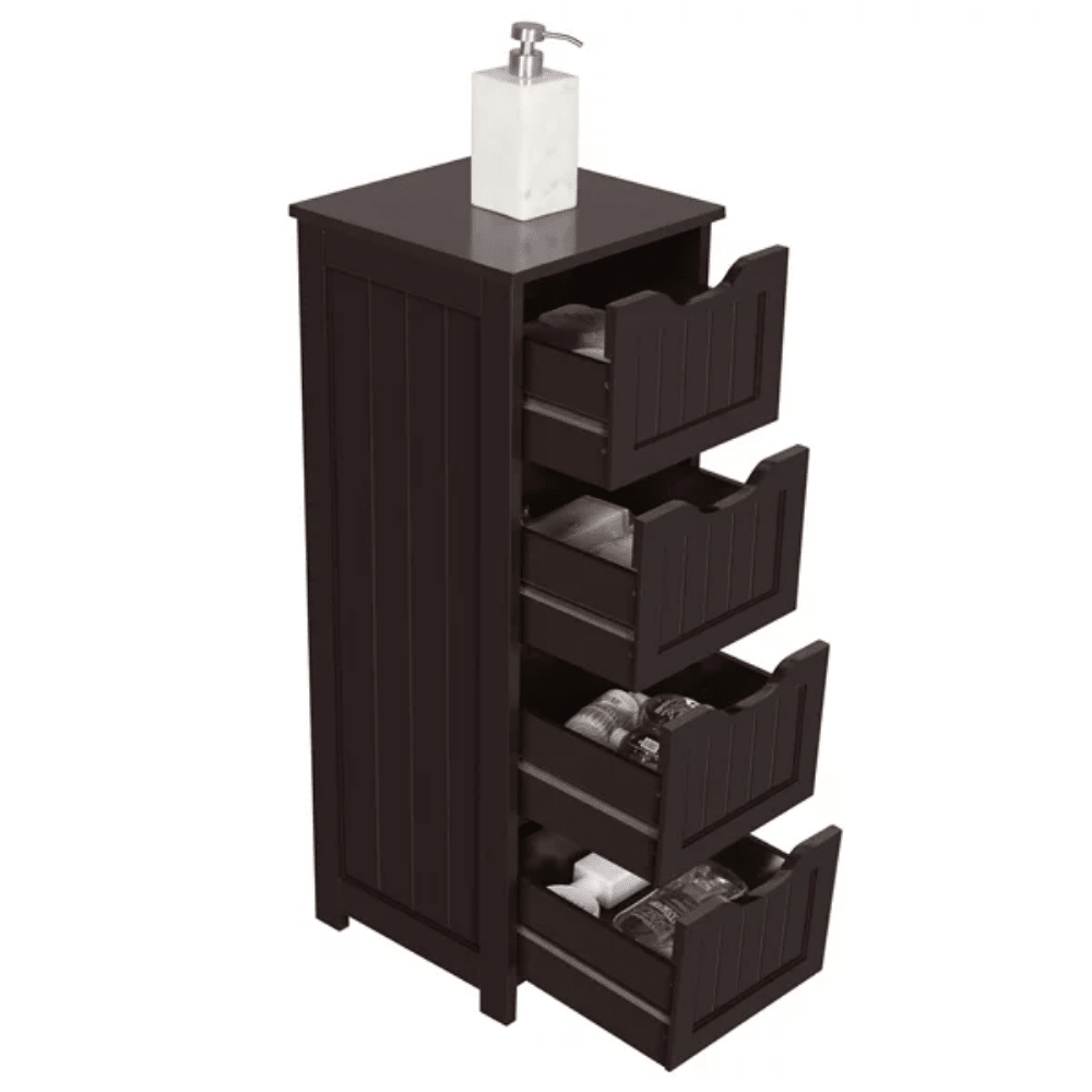 Neoteric Bathroom Kitchen Four Drawer Storage Cabinet Organizer | Furniture | Waseeh Pakistan