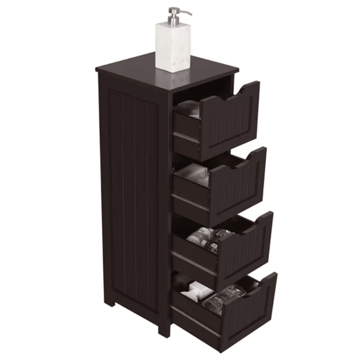 Neoteric Bathroom Kitchen Four Drawer Storage Cabinet Organizer | Furniture | Waseeh Pakistan