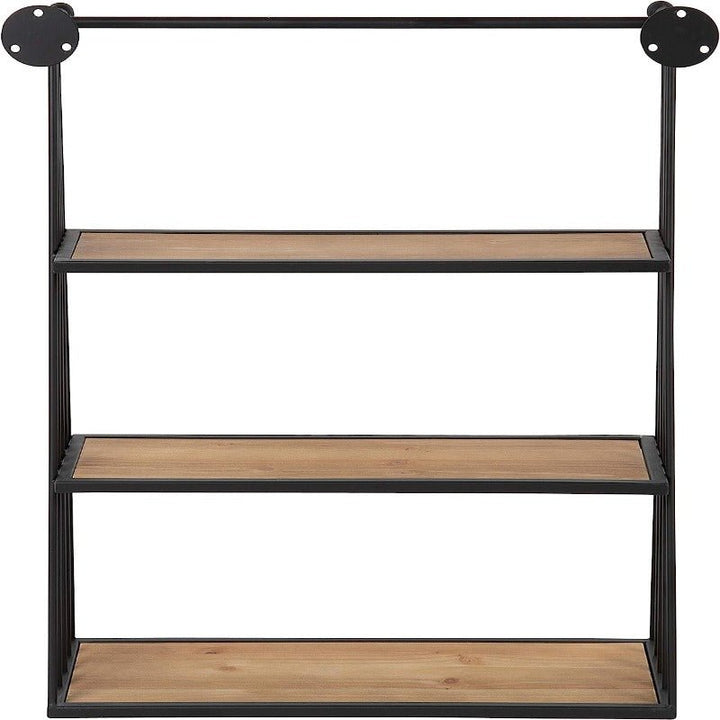 Nevin Rustic Three Tier Wall Storage and Decor | Not Sale FB | Waseeh Pakistan