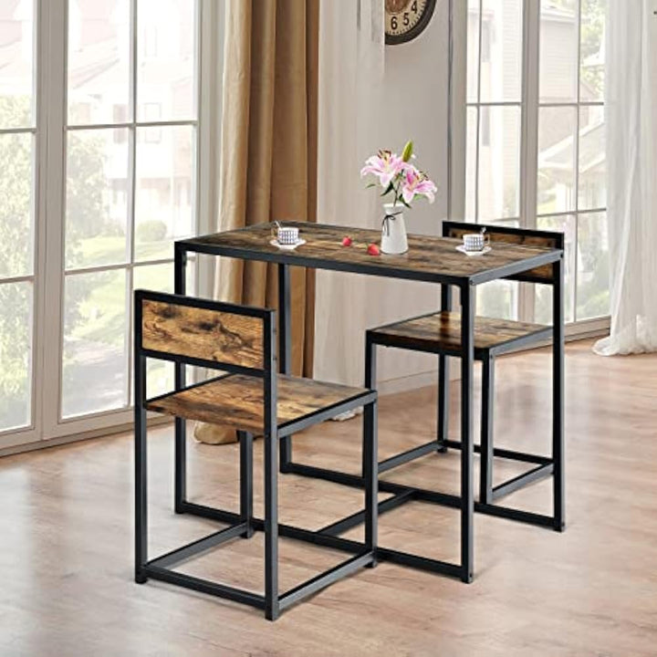 Nookie Modern Kitchen Dining Room Chair Table Set (Set of 3) | Furniture | Waseeh Pakistan