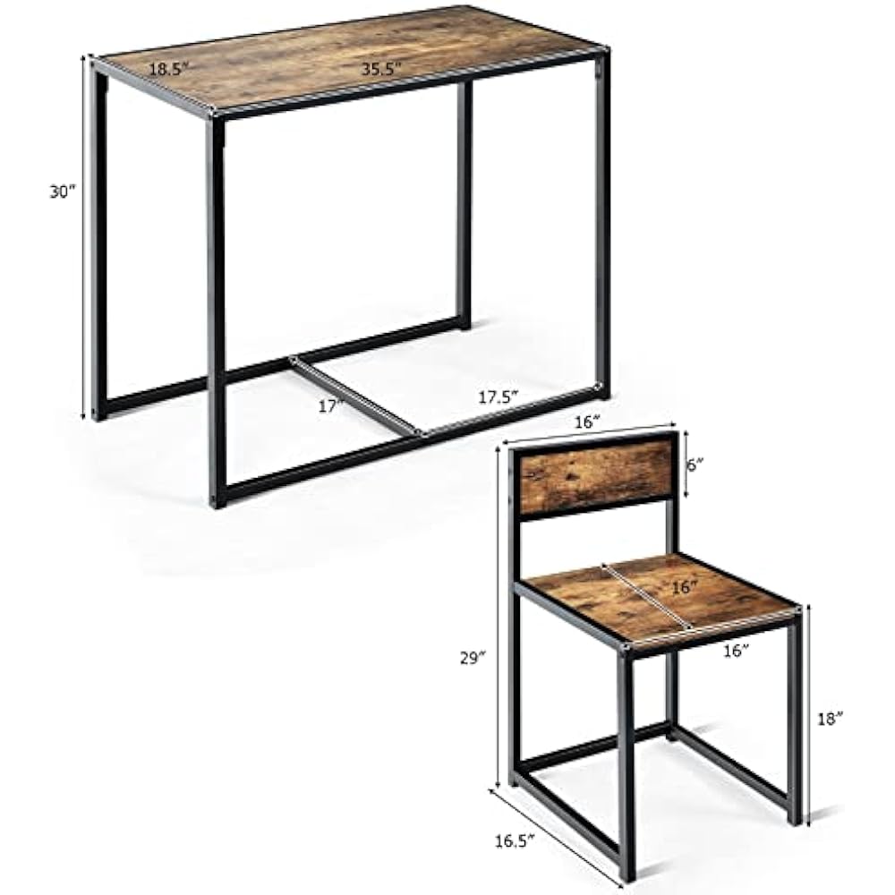 Nookie Modern Kitchen Dining Room Chair Table Set (Set of 3) | Furniture | Waseeh Pakistan