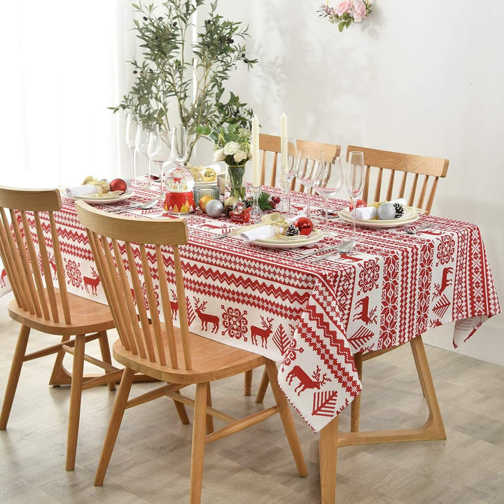 Nordic Printed Table Cover Duck Cotton | Not Sale FB | Waseeh Pakistan