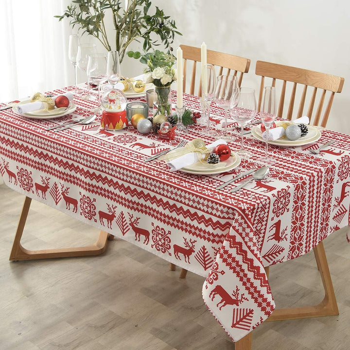 Nordic Printed Table Cover Duck Cotton | Not Sale FB | Waseeh Pakistan