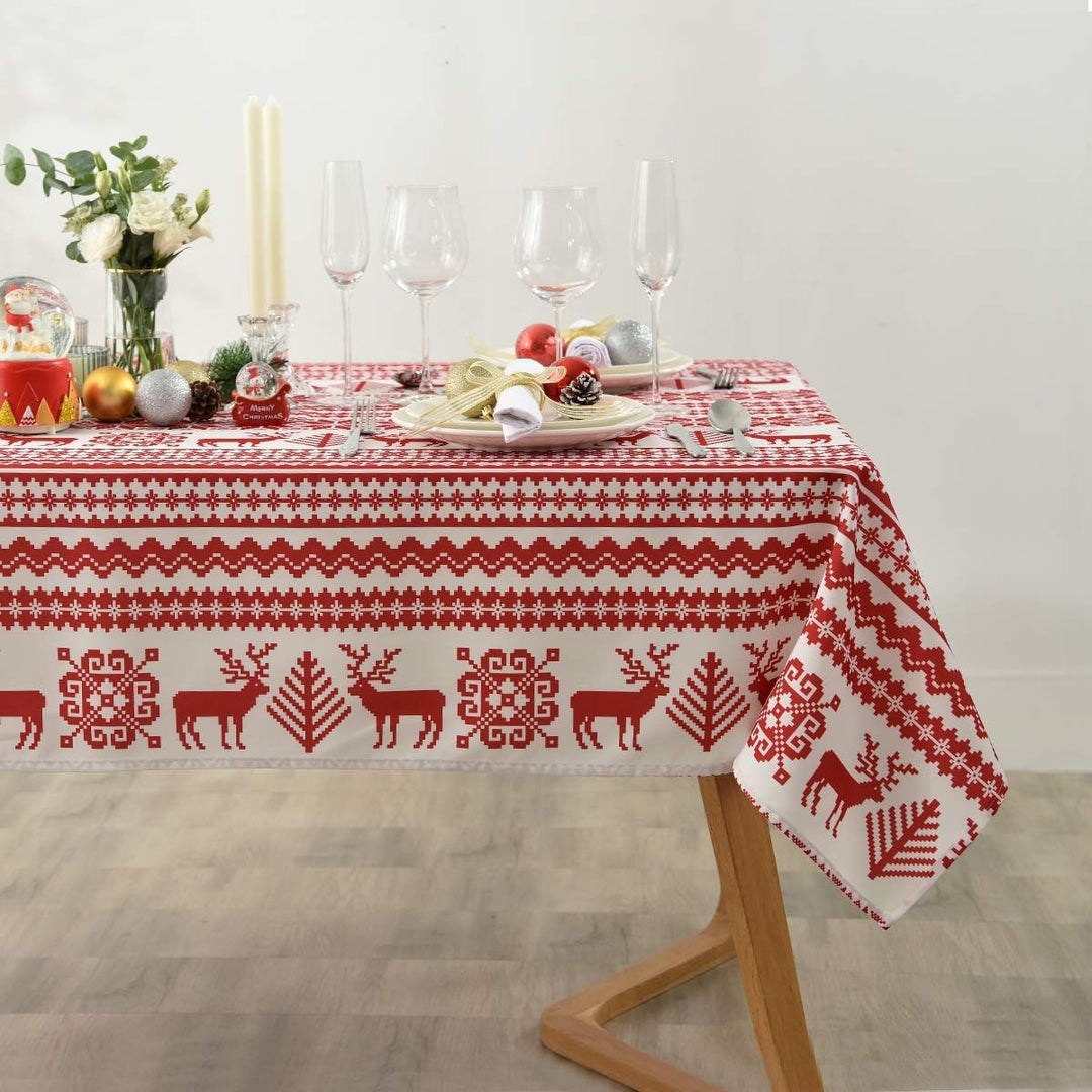 Nordic Printed Table Cover Duck Cotton | Not Sale FB | Waseeh Pakistan