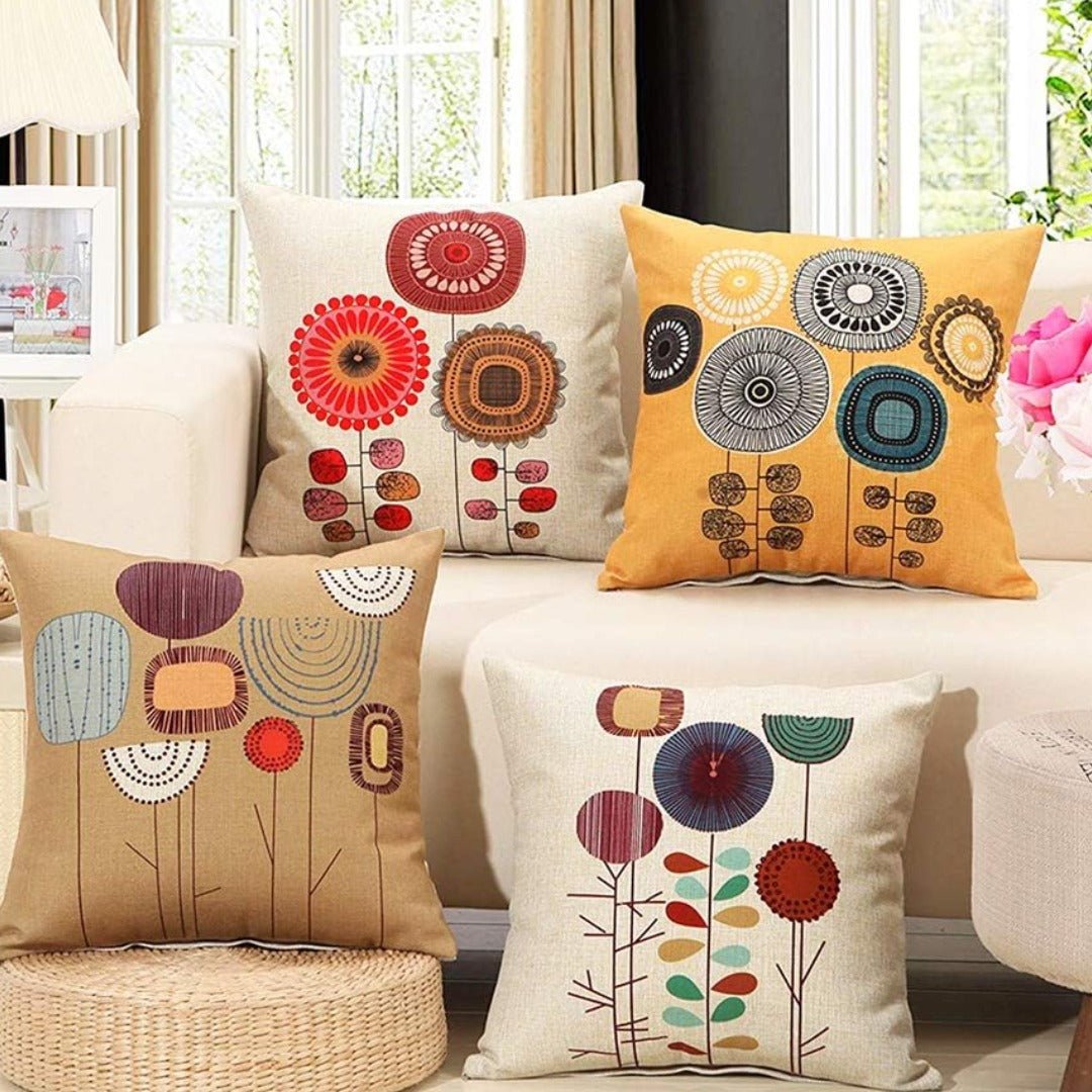 Noreva Cushion Covers (Set of 4) | Home Décor | Waseeh Pakistan