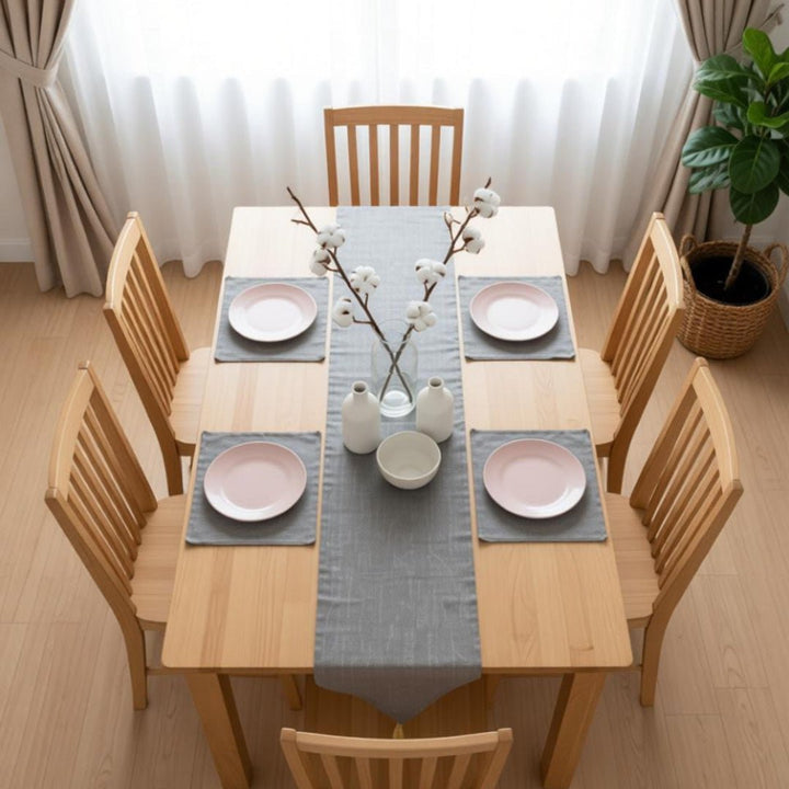 Norielle Table Runner &amp; Mats Set (Shanghai Fabric) | Home Décor | Waseeh Pakistan