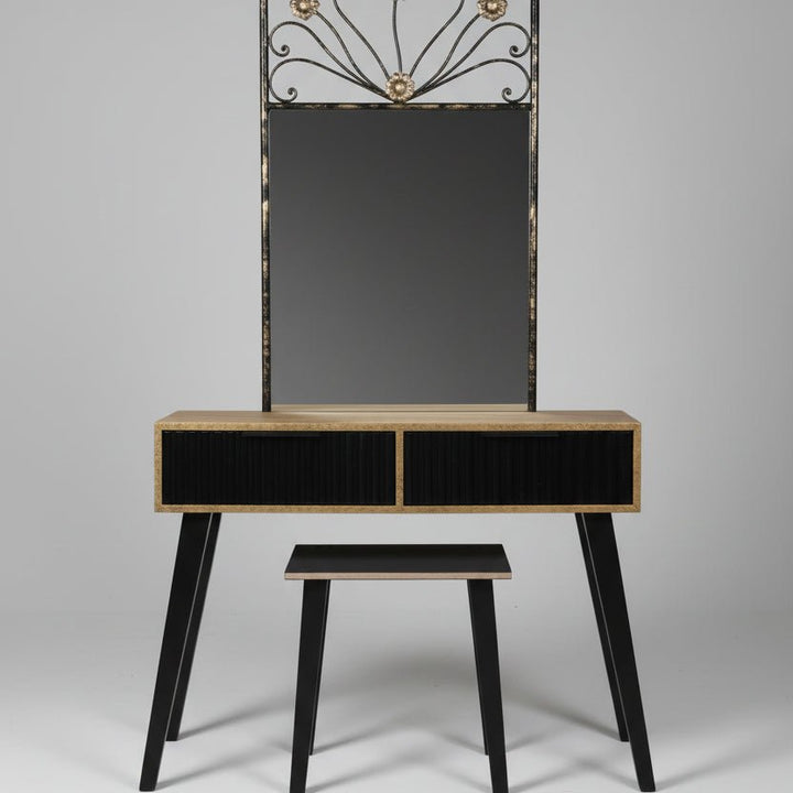 North Vale Bedroom Dressing Stool Mirror Table (Set of 3) - Only Available in Lahore | Furniture | Waseeh Pakistan