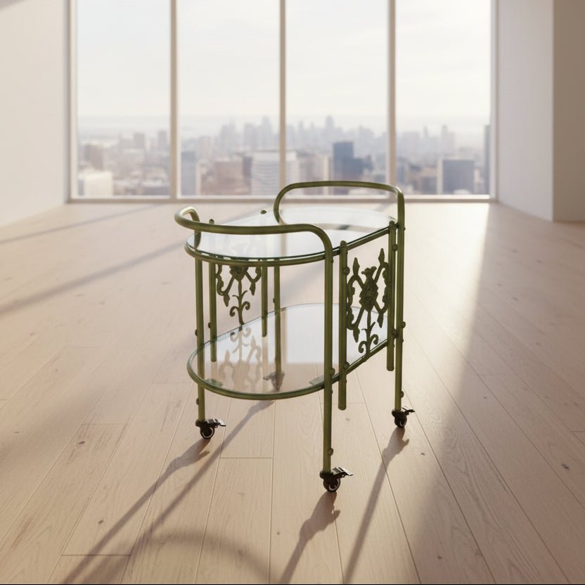 Nova Grain Living Drawing Dining Vintage Serving Table Trolley | Furniture | Waseeh Pakistan