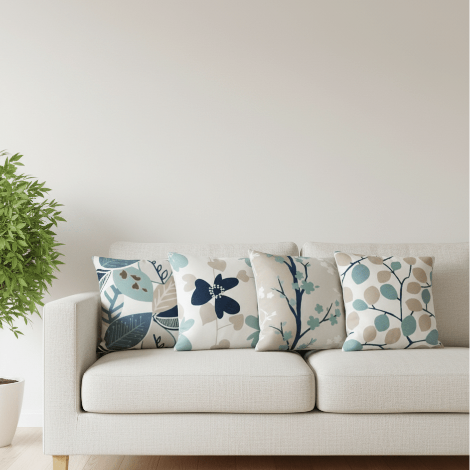 Novelle Cushion Covers (Set of 4) | Home Décor | Waseeh Pakistan