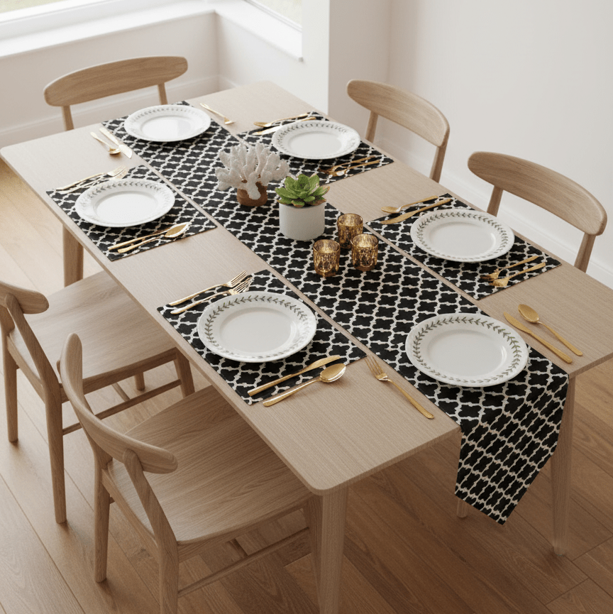 Nuvelle Table Runner &amp; Mats Sets | Home Décor | Waseeh Pakistan