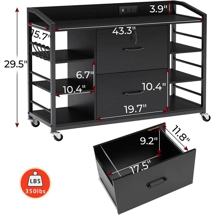Odin Cabinet Drawer Living Bedroom Organizer Trolley | Furniture | Waseeh Pakistan