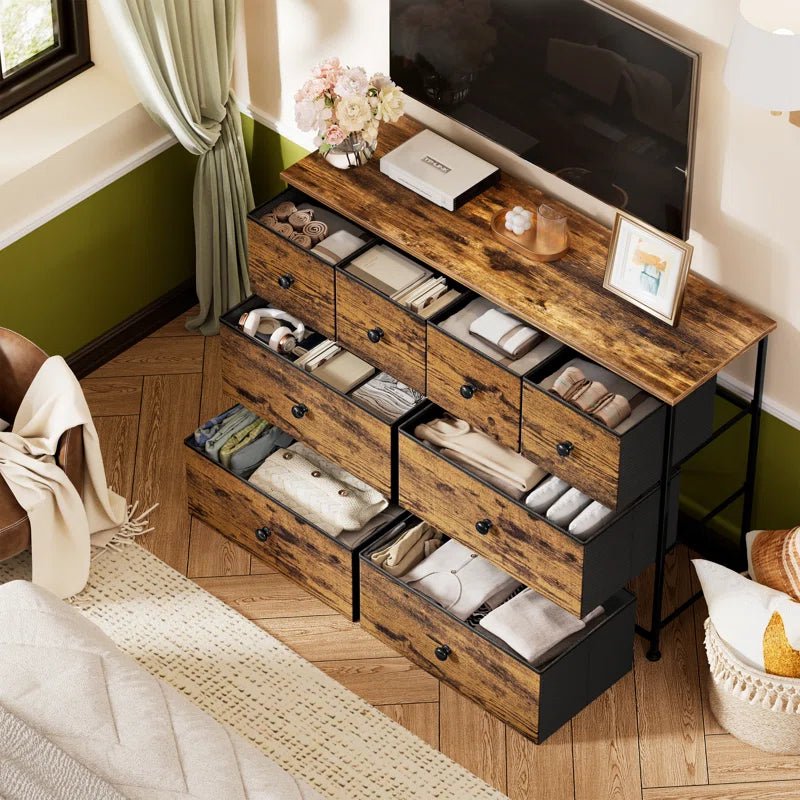 Ojwasai 8 Drawer Storage Living Lounge Dressers Cabinet Stand | Furniture | Waseeh Pakistan