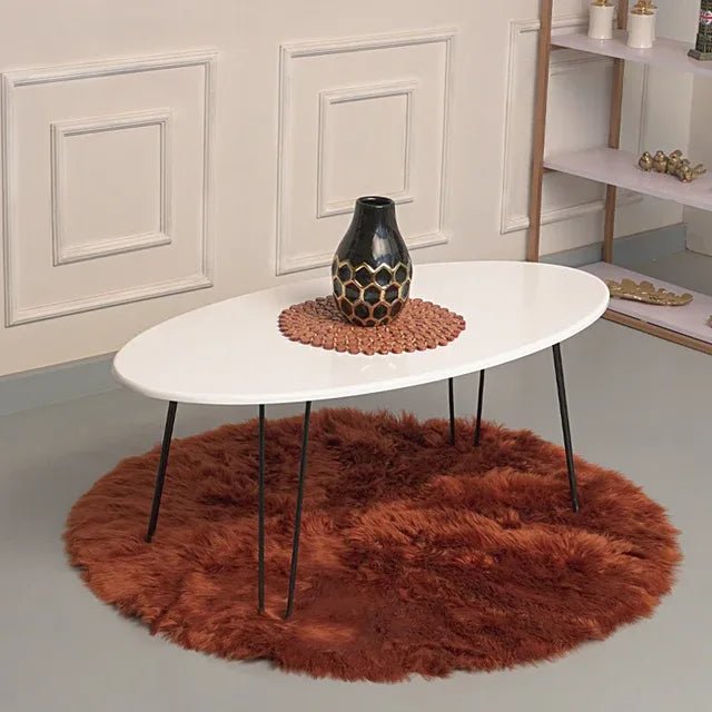 Old Oval Elm Hairpin Table | Furniture | Waseeh Pakistan