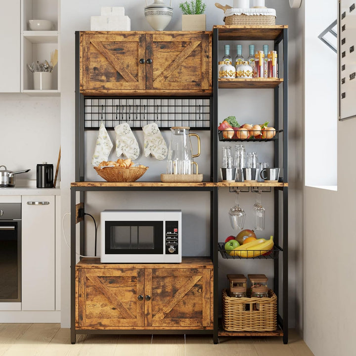 Oniki Kitchen Microwave Organizer Bakers Rack | Furniture | Waseeh Pakistan